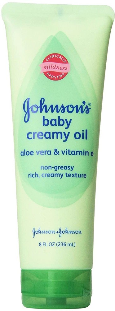 Johnson and johnson creamy baby hot sale oil lotion