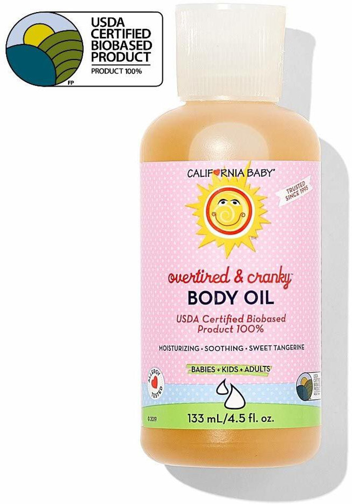 California baby shop massage oil
