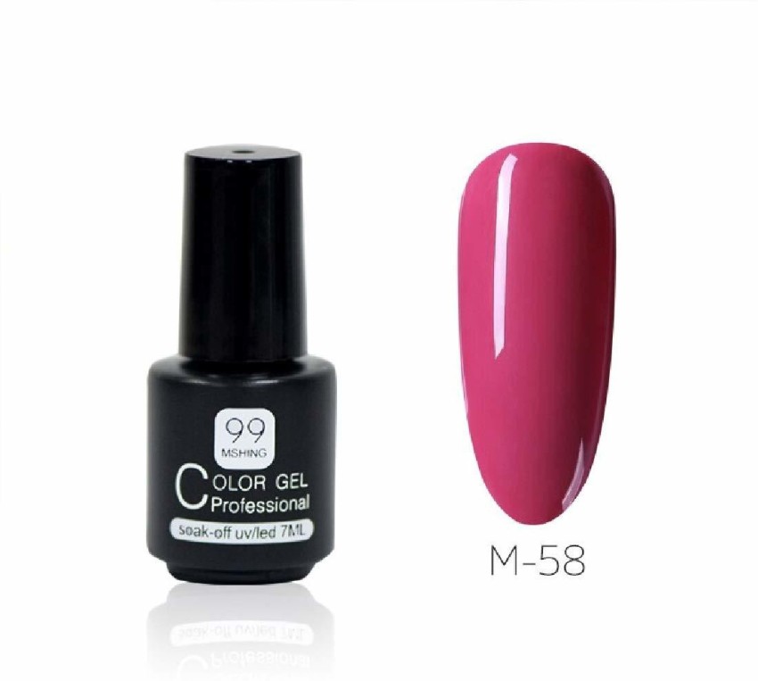 7ml Pink Color Nail Gel Polish Nail Supplies Vernis Semi Permanent Nail Art  Manicure Soak Off LED UV Gel Nail Varnish