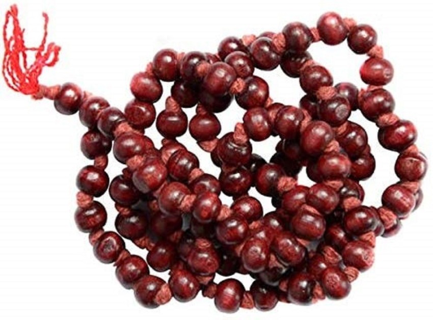 Orignal Chandan mala/Sandal Garland 8 mm (108) Beads 100% Natural :  Amazon.in: Home & Kitchen