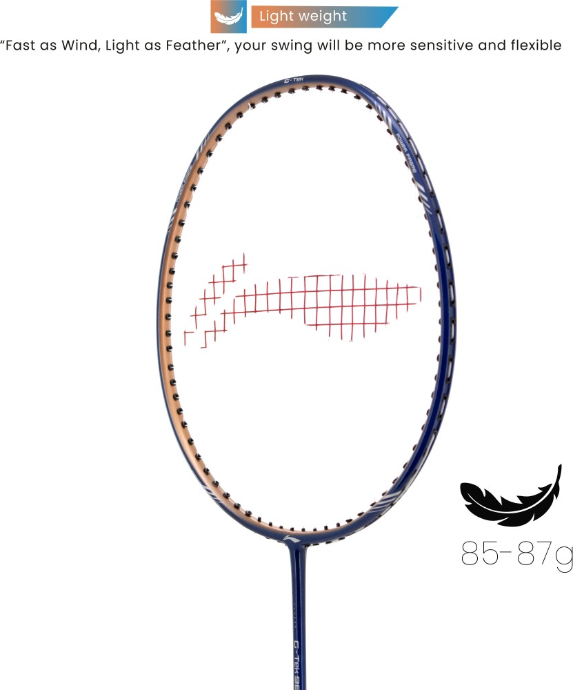 LI-NING G-TEK 98 GX Yellow, Blue, Silver Strung Badminton Racquet