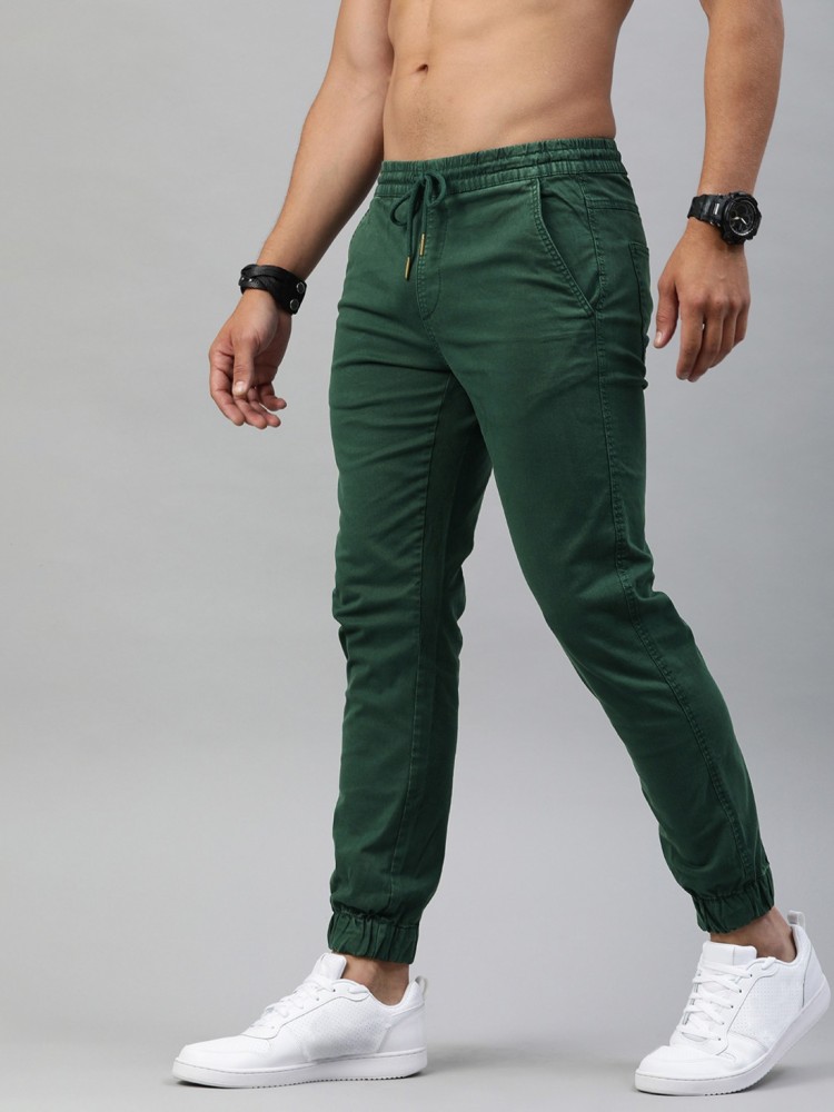 Buy Roadster Men Grey Regular Fit Solid Regular Trousers  Trousers for Men  7204194  Myntra