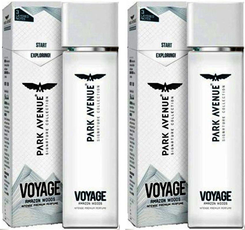 PARK AVENUE Signature Collection VOYAGE WOODS INTENSE PREMIUM PERFUME Perfume Body Spray For Men 240 ml Pack of 2 Deodorant Spray For Men