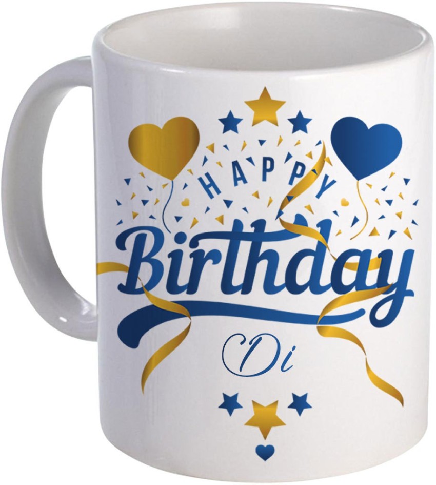 COLOR YARD best happy birthday Di with heart and star design on ...