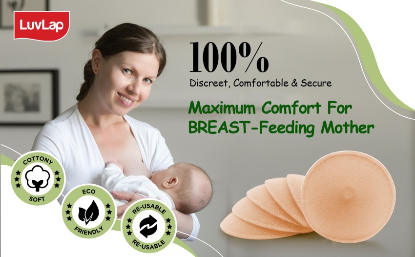 LuvLap Washable Breast Pads Nursing Breast Pad Price in India