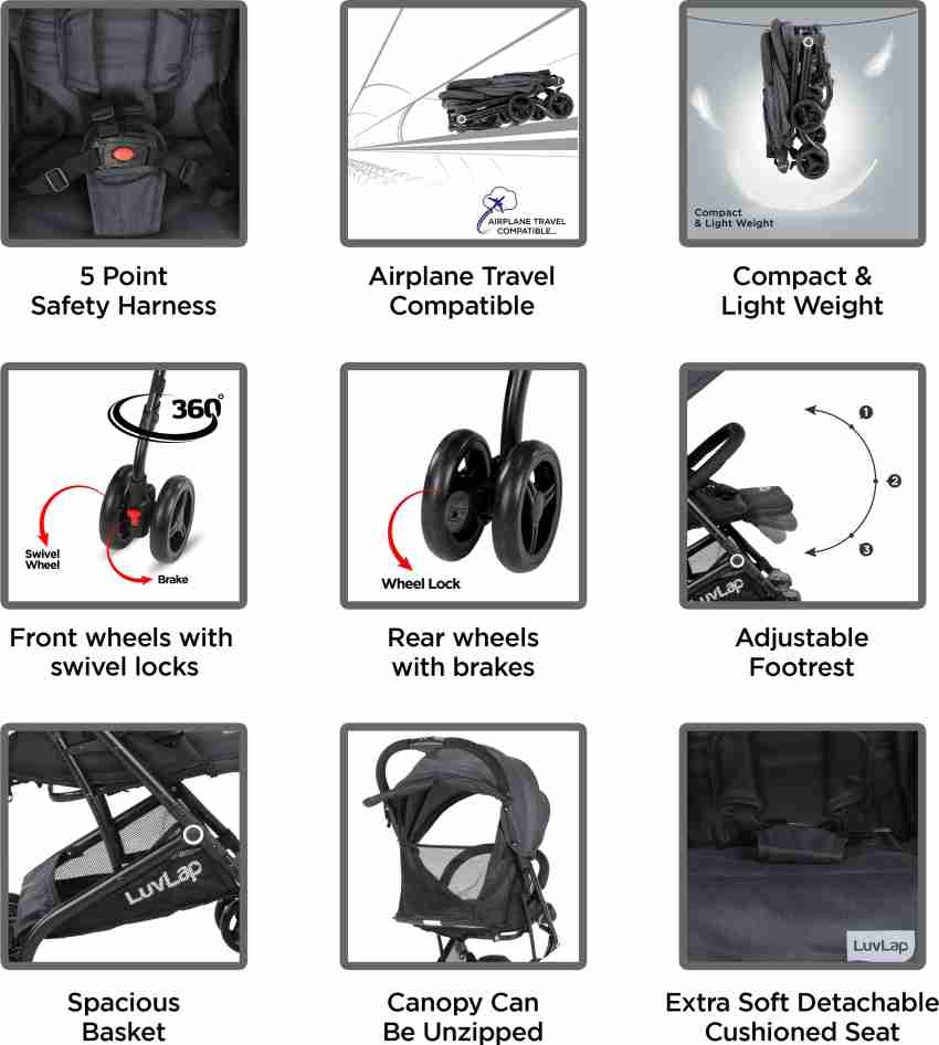 Luvlap 2024 cruze stroller