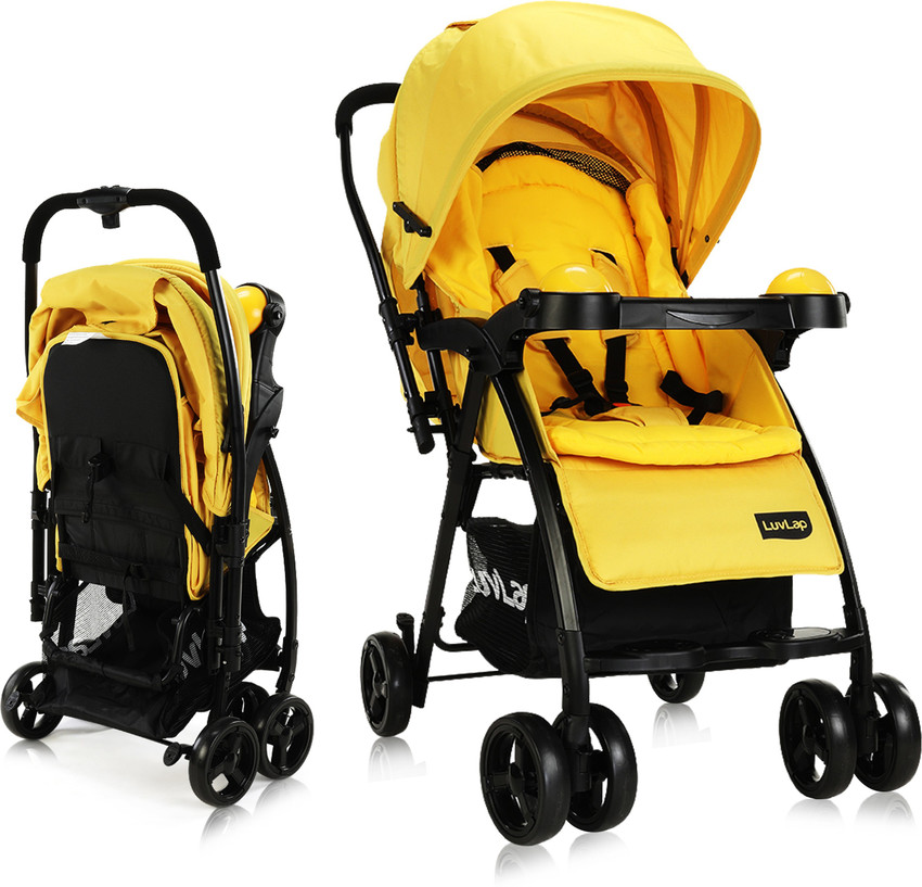 LuvLap Joy Stroller Pram Compact Easy Fold for Newborn Baby
