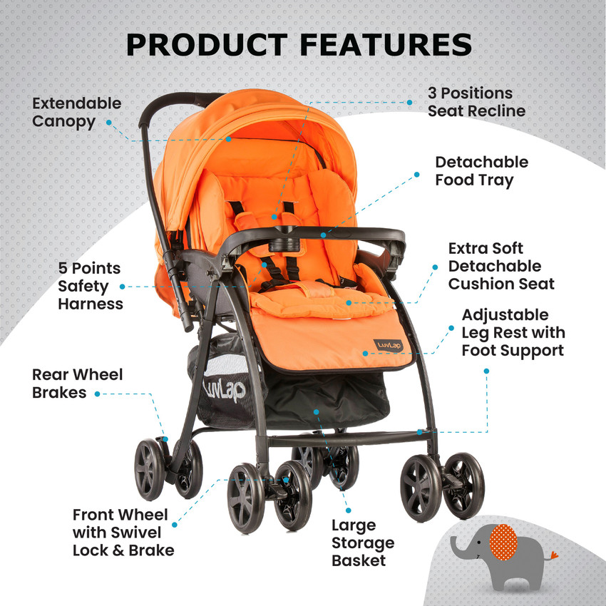 Luvlap grand sale baby stroller