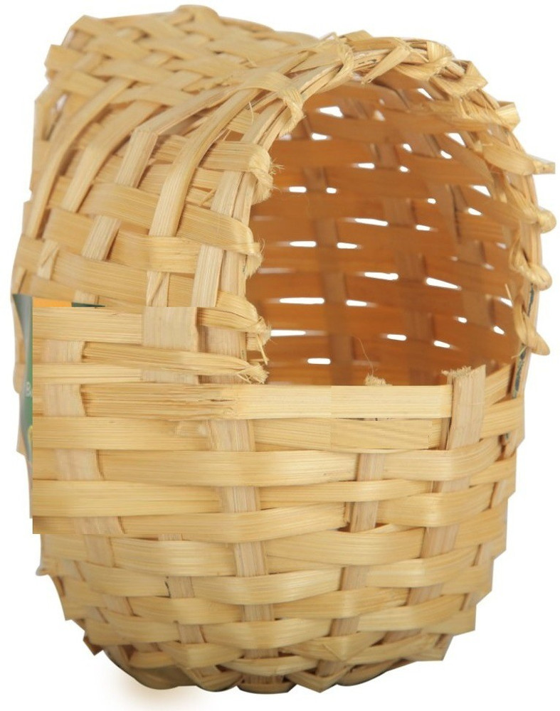 Petzlifeworld Finches and Budgies Bamboo Hut Bird Nest Bird House