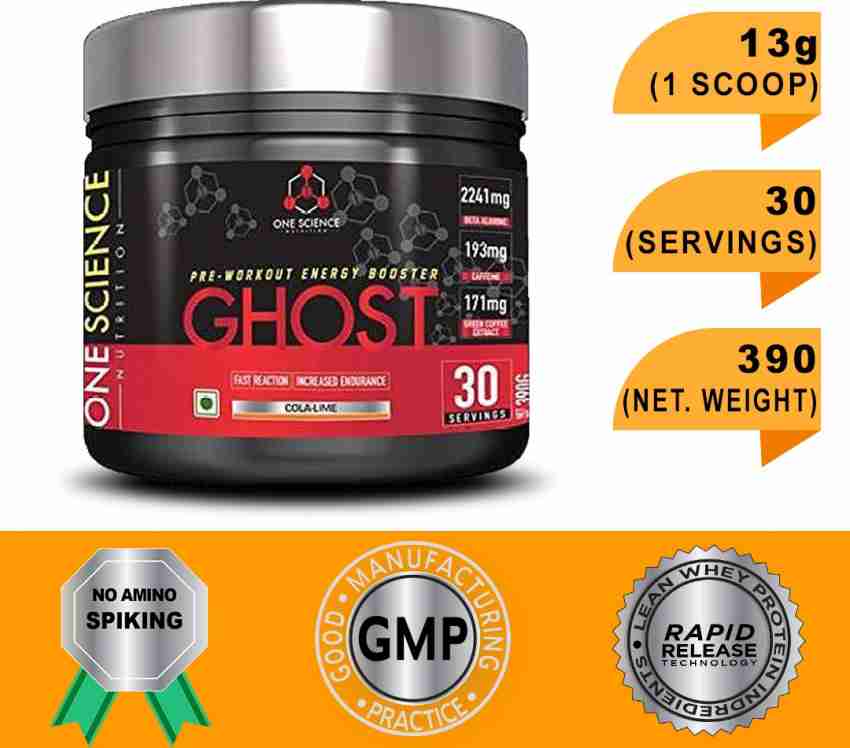 One Science GHOST PreWorkout Powder, 30 Servings - NCRFS