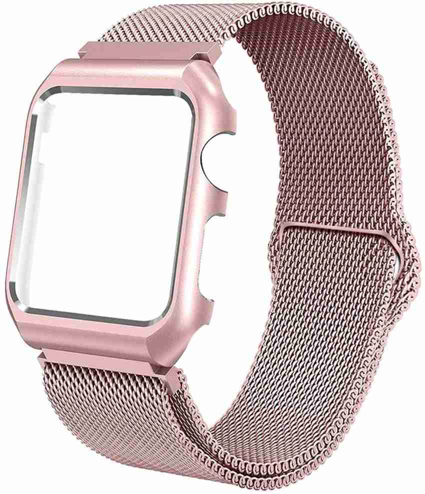 Rose gold metal outlet band for apple watch