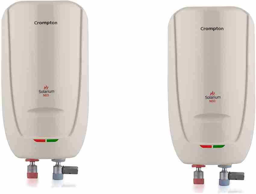Crompton 3 L Instant Water Geyser (WGIWH SOL NEO Pack of 2, Ivory) Price in  India - Buy Crompton 3 L Instant Water Geyser (WGIWH SOL NEO Pack of 2,  Ivory) online at Flipkart.com