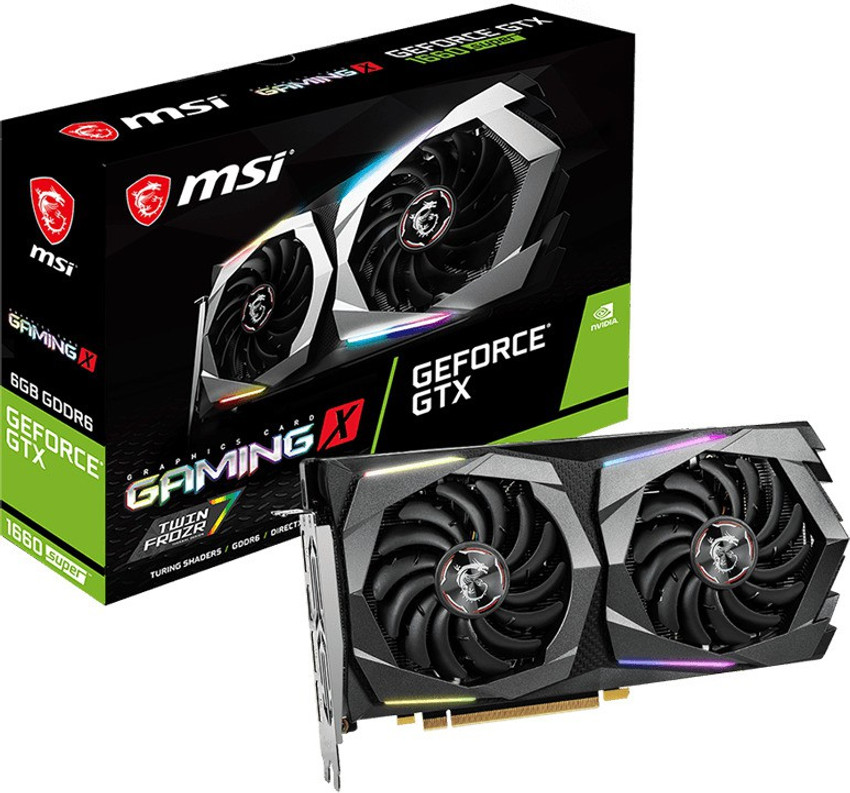 MSI NVIDIA GeForce GTX 1660 Super Gaming X 6 GB GDDR5 Graphics