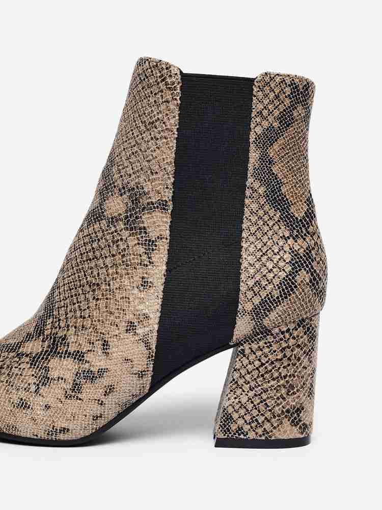 DOROTHY PERKINS Women Beige Brown Snakeskin Textured Mid Top Heeled Boots Boots For Women Buy DOROTHY PERKINS Women Beige Brown Snakeskin Textured Mid Top Heeled Boots Boots For Women Online at Best P...