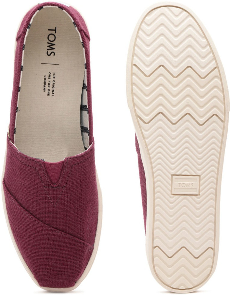 Maroon toms womens hotsell