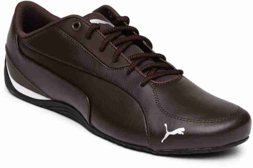 Puma brown leather shoes sale