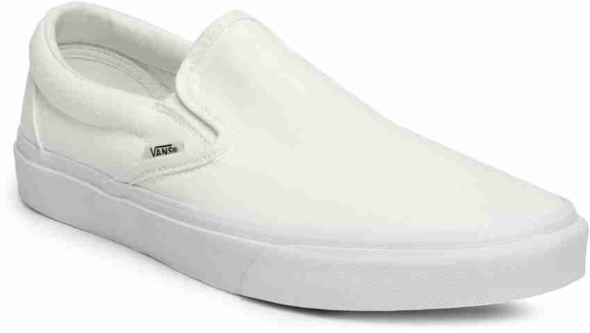 All white outlet slip on vans