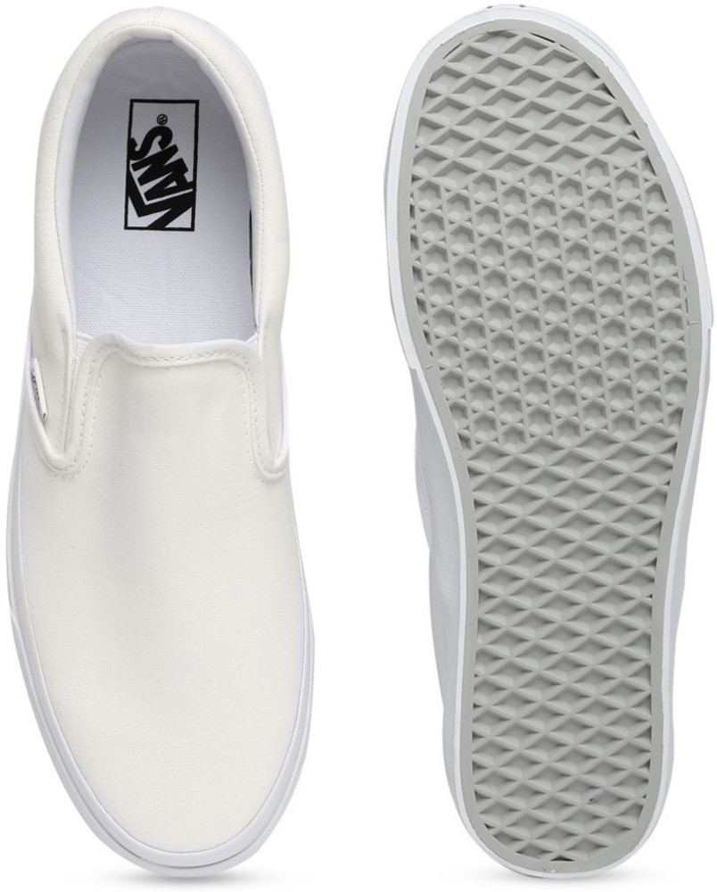 mens slip on white