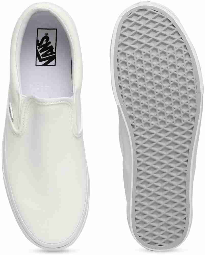 White van slip ons mens on sale