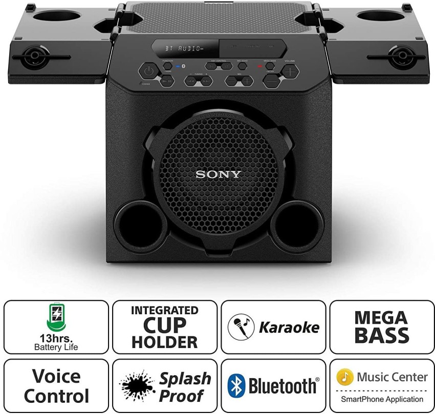 sociedad cantante Alexander Graham Bell Buy SONY GTK-PG10 Wireless Party Speaker with Built-in Battery -Black 100 W  Bluetooth Laptop/Desktop Speaker Online from Flipkart.com