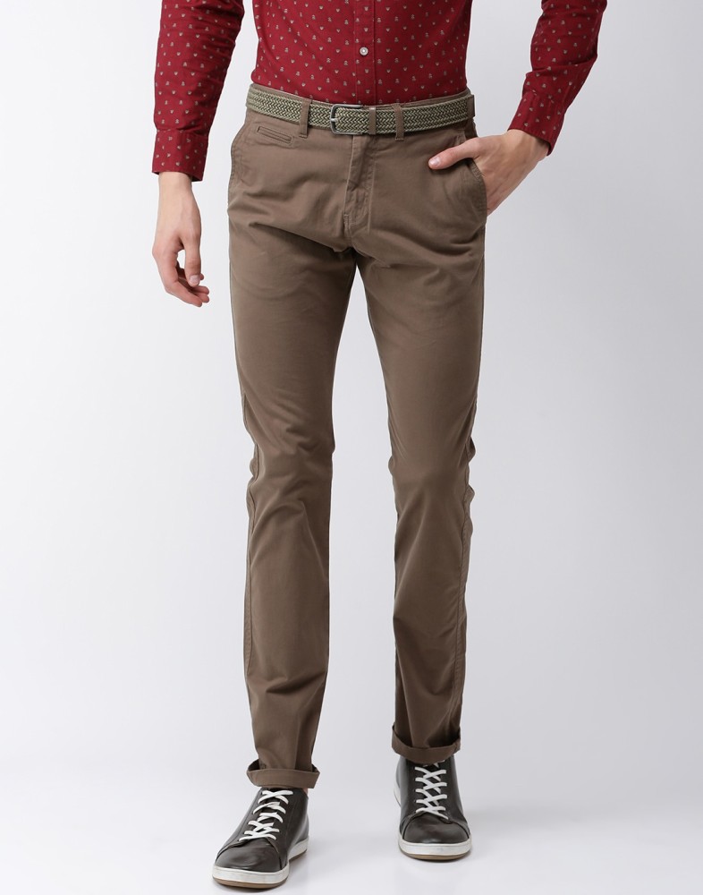 Celio Slim Fit Men Khaki Trousers Buy Celio Slim Fit Men Khaki Trousers Online at Best Prices in India Flipkart