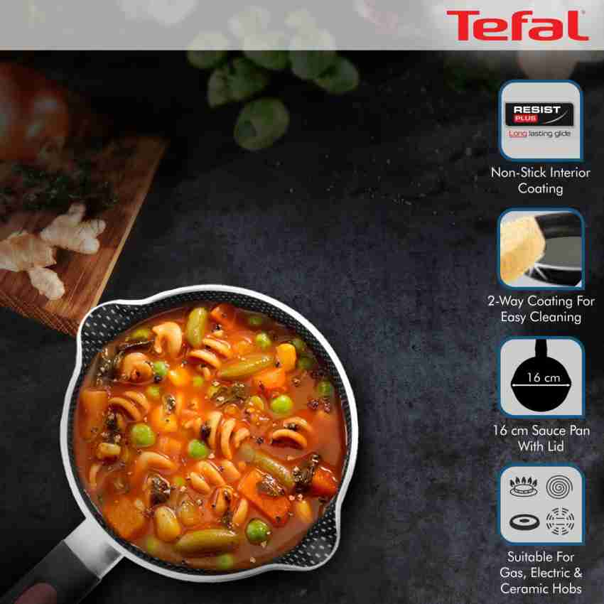 Tefal Simply Chef Sauce Pan 16 cm diameter with Lid 1.5 L capacity Price in  India - Buy Tefal Simply Chef Sauce Pan 16 cm diameter with Lid 1.5 L  capacity online at