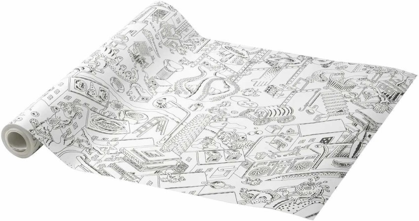 IKEA Kids Coloring Paper Roll, 10 m (394) - Kids Coloring Paper
