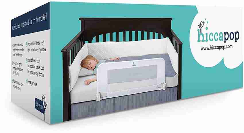 Hiccapop convertible crib rail online