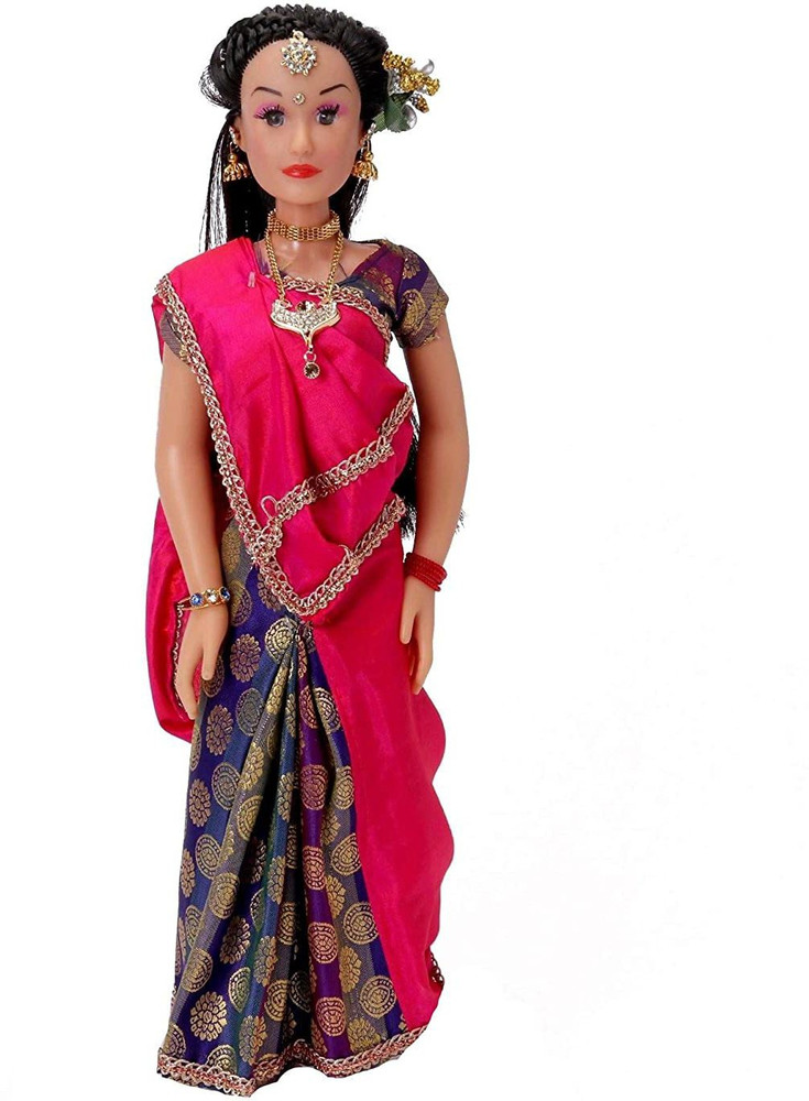 Barbie top doll sarees