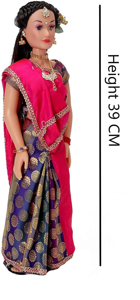 Barbie doll wearing 2025 saree