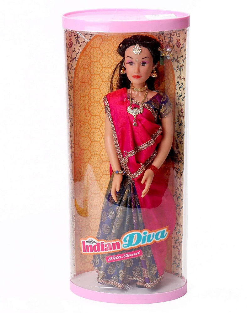 Barbie doll saree hotsell