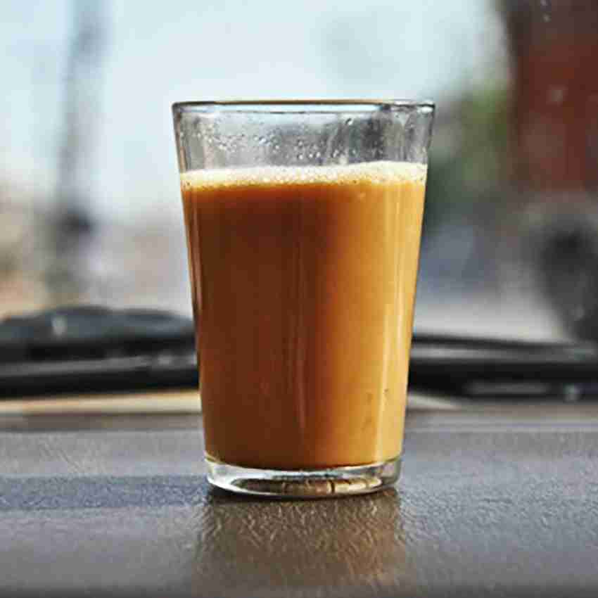 Artista Pack of 12 Small Plain Chai Tea Glasses 90ml Set of