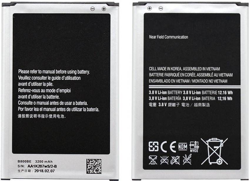 Amnicor Mobile Battery For Samsung Samsung Galaxy Note 3 N9000