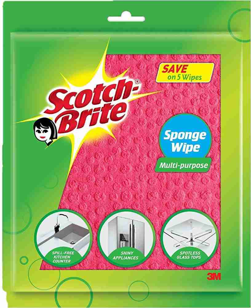 Scotch-Brite Wipes, Reusable, 5 Pack, 5 Each