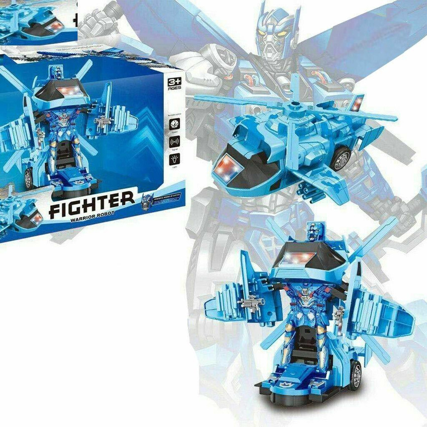 Helicopter outlet robot toy