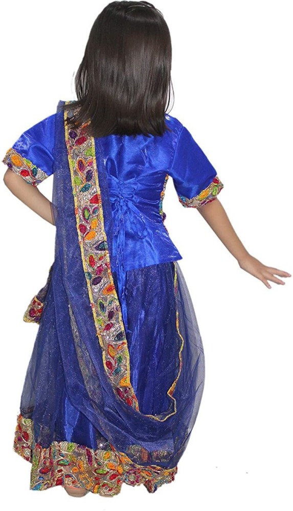 Buy Fancydresswale Embroided Girls Ethnic Lehenga Choli and Dupatta Colour  Yellow (4-6 Years) at Amazon.in