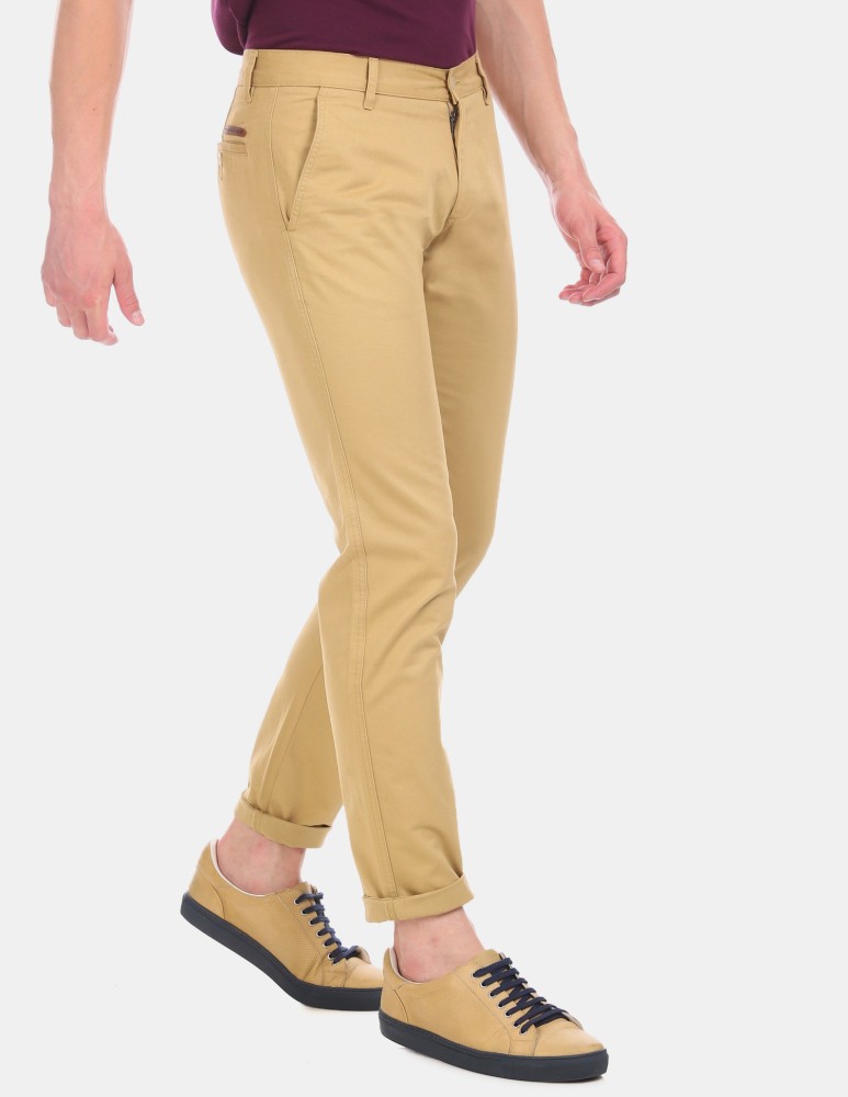 Buy Ruggers Urban Slim Fit Solid Trousers  NNNOWcom