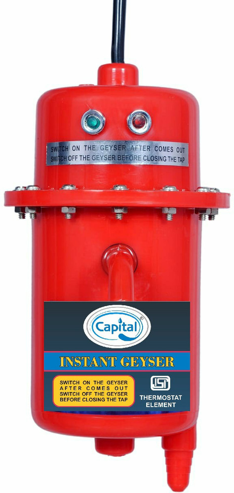 Capital 1 L Instant Water Geyser (Geyser 1 L Instant Water Geyser, Orange)  Price in India - Buy Capital 1 L Instant Water Geyser (Geyser 1 L Instant  Water Geyser, Orange) online at Flipkart.com