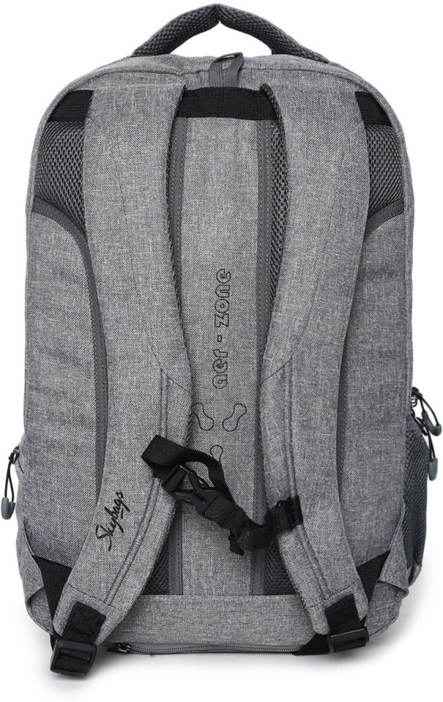 Skybags unisex sales grey solid backpack