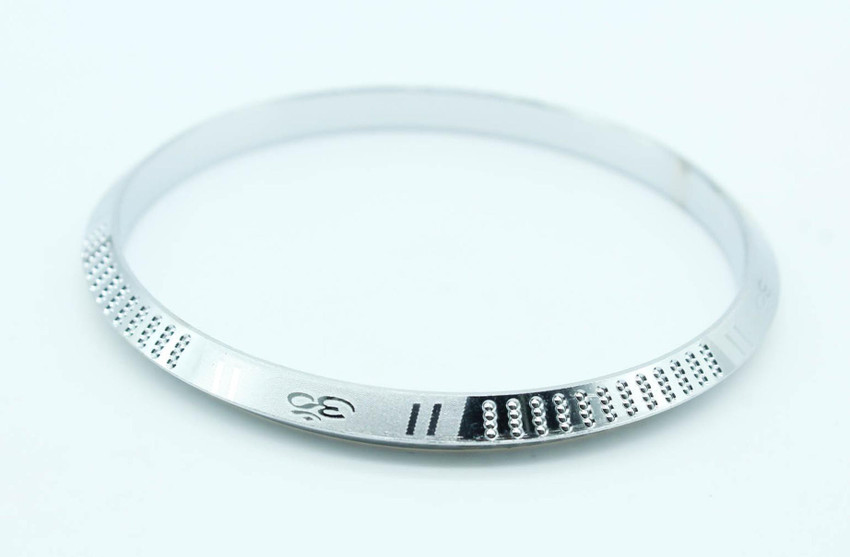 Simple silver kada online