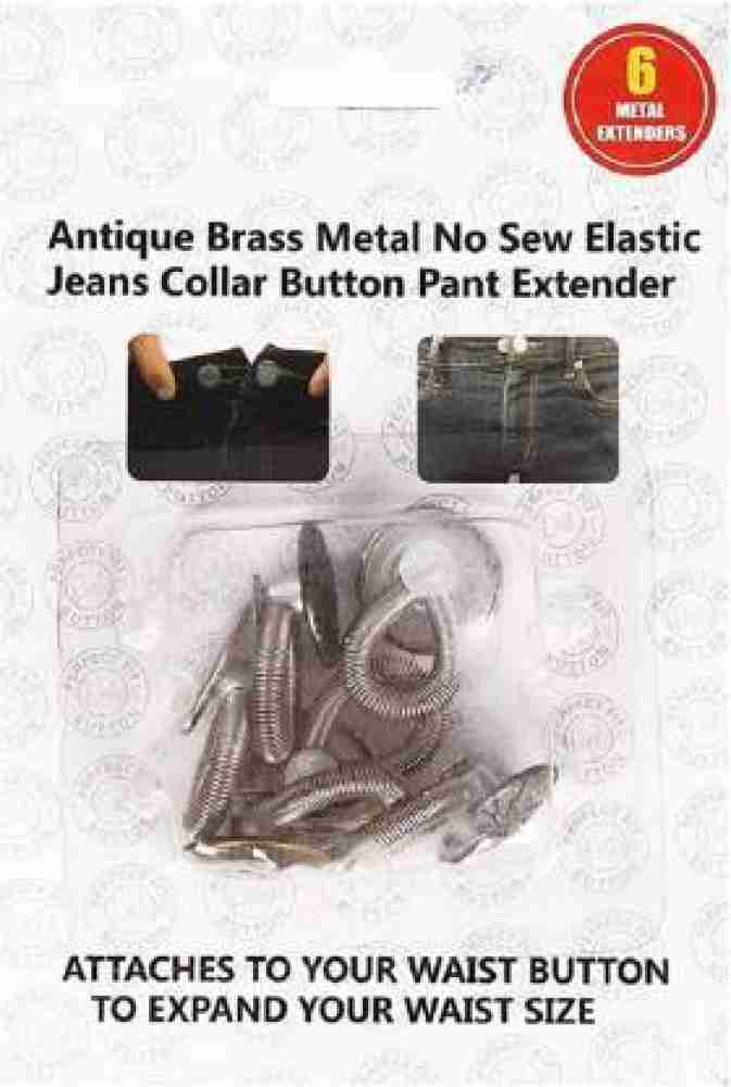 Lifekrafts Pant, Jeans Button Extender 1 Pack 6 Extenders, Your Pants got  Tighter ? Try These New Extenders which adds About 1 to 2 inches to Your  Pant Waist Metal Buttons Price in India - Buy Lifekrafts Pant