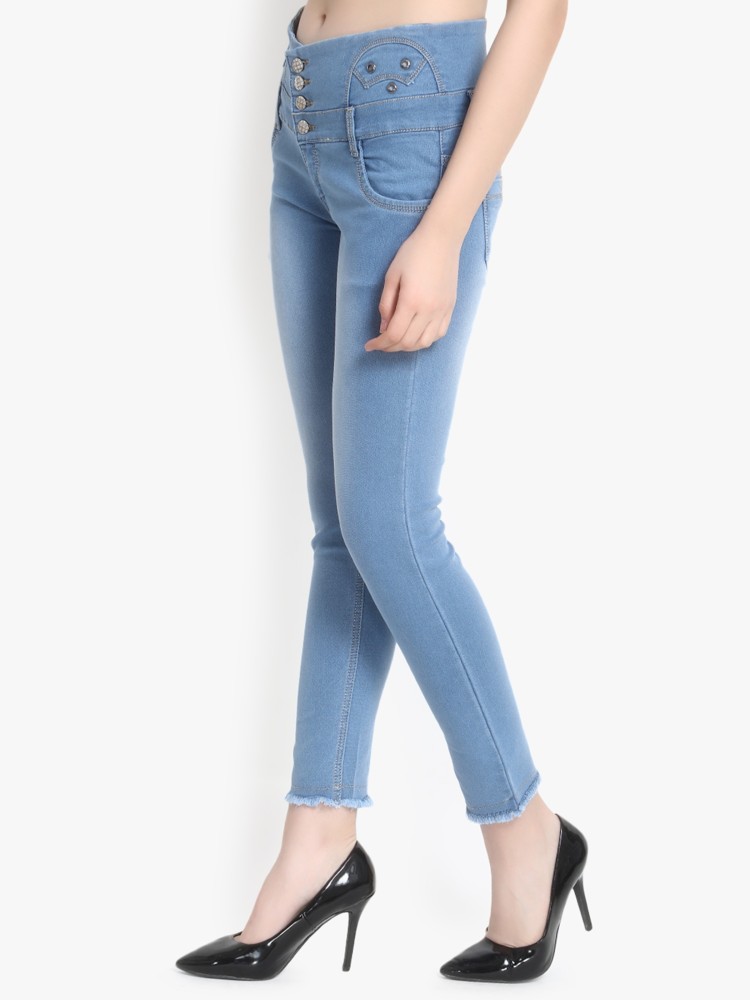 High waist hotsell jeans on flipkart