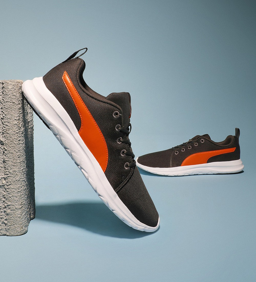 Orange and grey puma shoes hotsell