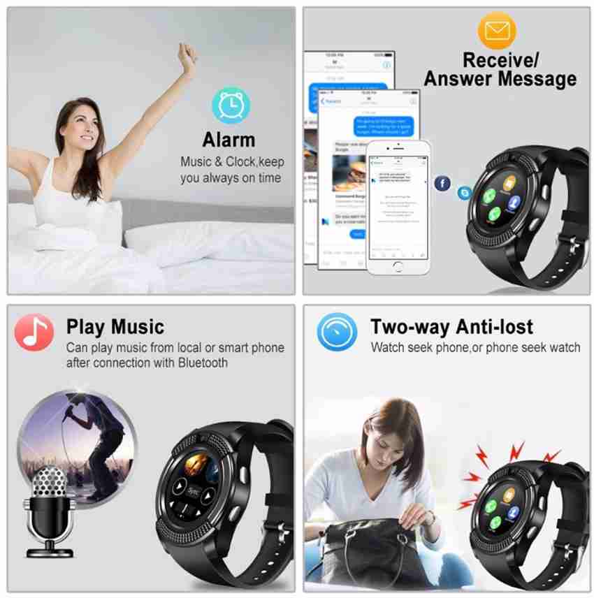 Smartwatch v8 es contra agua outlet