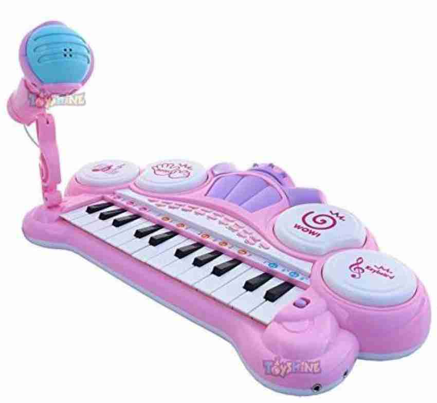 Piano and cheap microphone toy