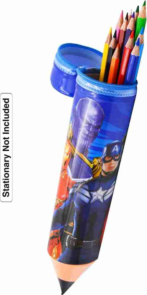 MINAAR Multipurpose Soft Plastic Stationary / Pencil Pouch  For Boys & Girls Cartoon Print Art Plastic Pencil Boxes - Pouch