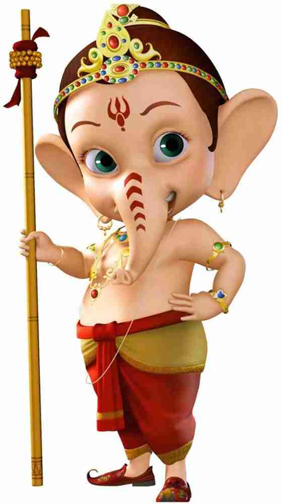 Bal Ganesh Cartoon Movie Poster Poster For wall Decoration