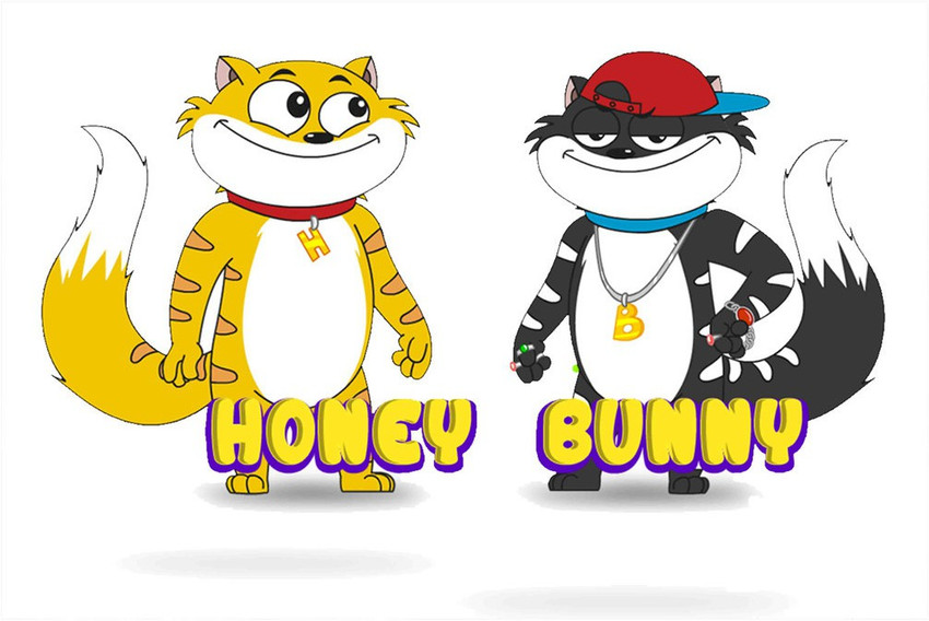 Honey Bunny Cartoon Poster Poster For Decoration Poster For