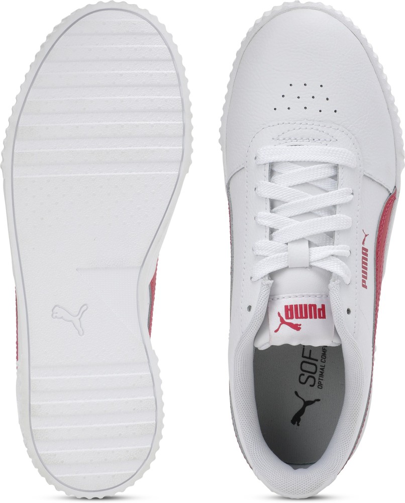 Puma carina 2024 sneakers wit/roze