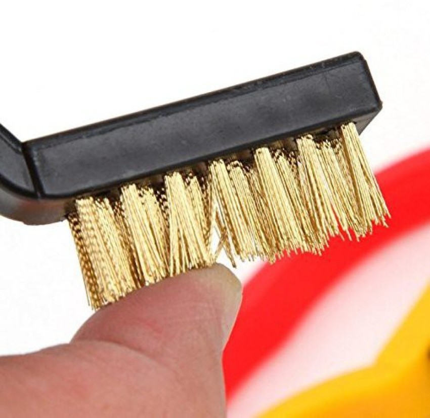 3pcs/set Large Small Wire Brush Metal Remove Rust Brushes Brass